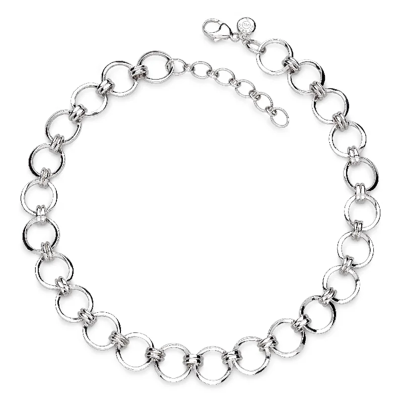 Kit Heath Sterling Silver Unity Statement Necklace