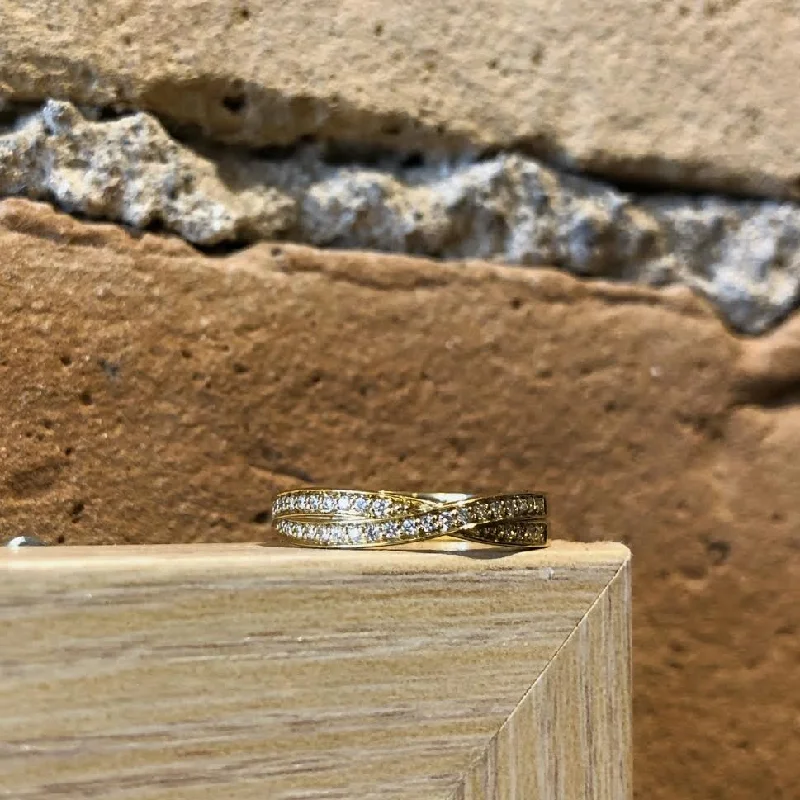 Diamond Twist Ring