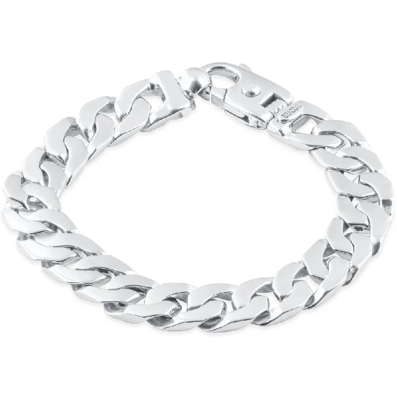 Men's Curb Link 14k Gold (69gram) or Platinum (111gram) 11.5mm Bracelet 8.5"