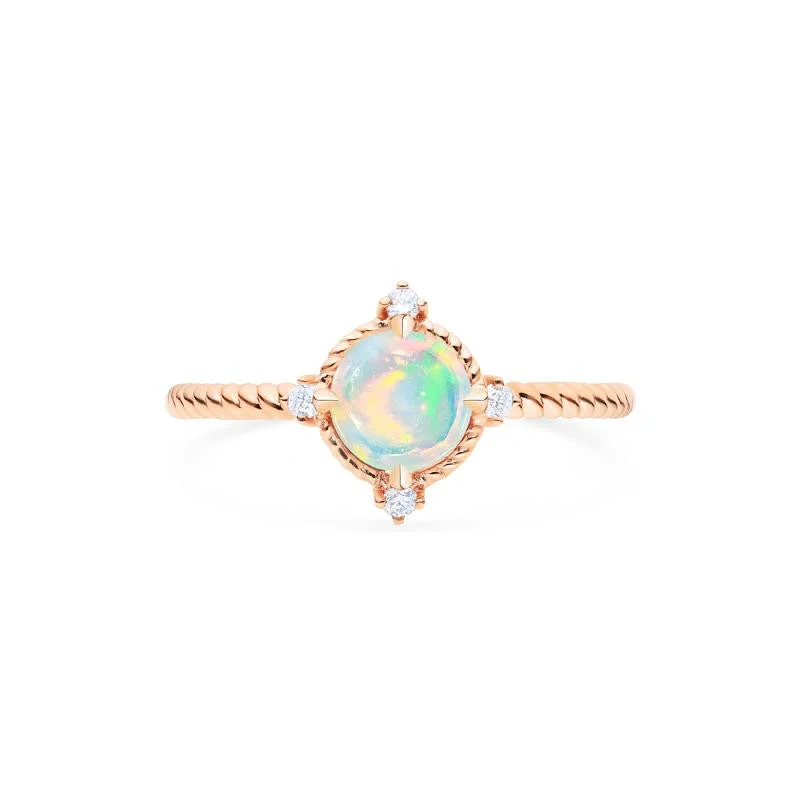 [Stella] Aura of Galaxy Ring in Australian Opal