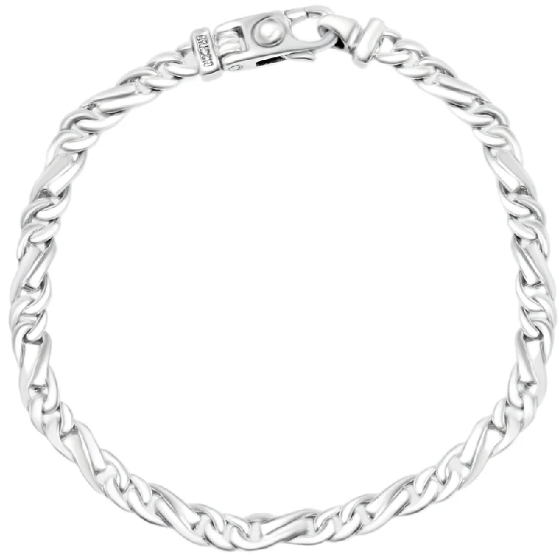 Men's Link 14k Gold (21gram) or Platinum (33gram) 5.5mm Bracelet 8.25"