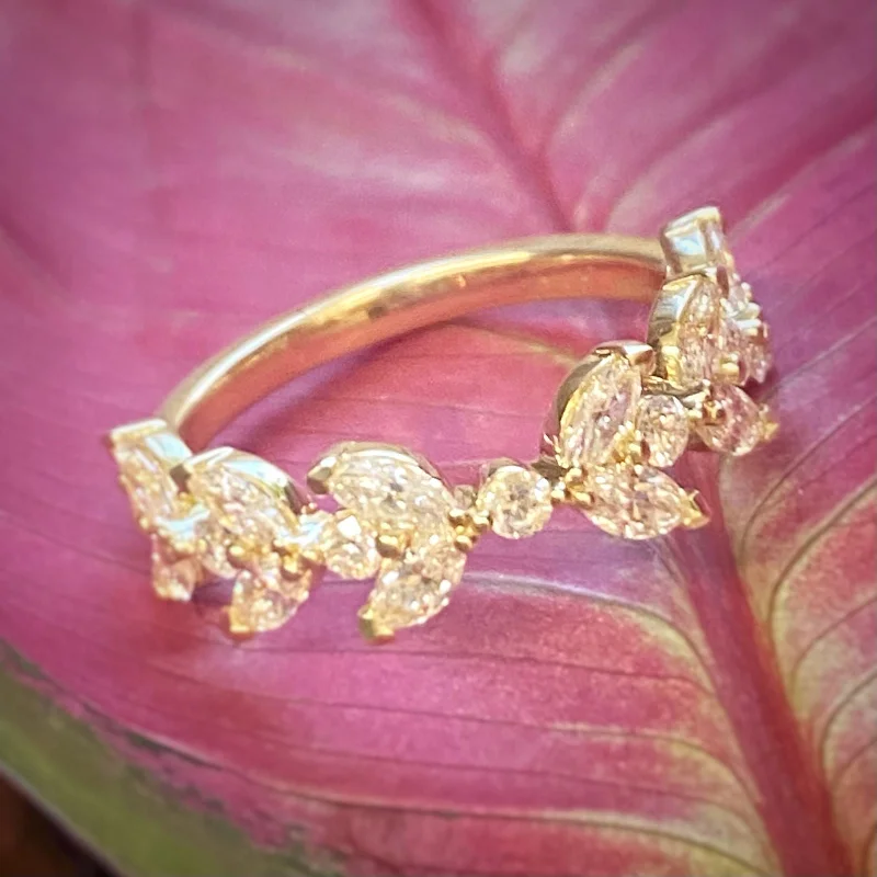 "Orla" Gold Diamond Band