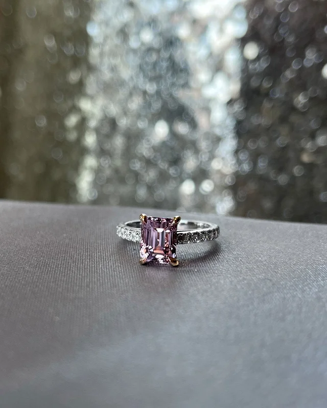 Pink Spinel Ring