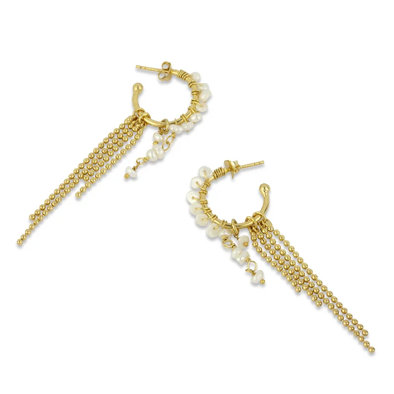 Anette Earrings Pearl