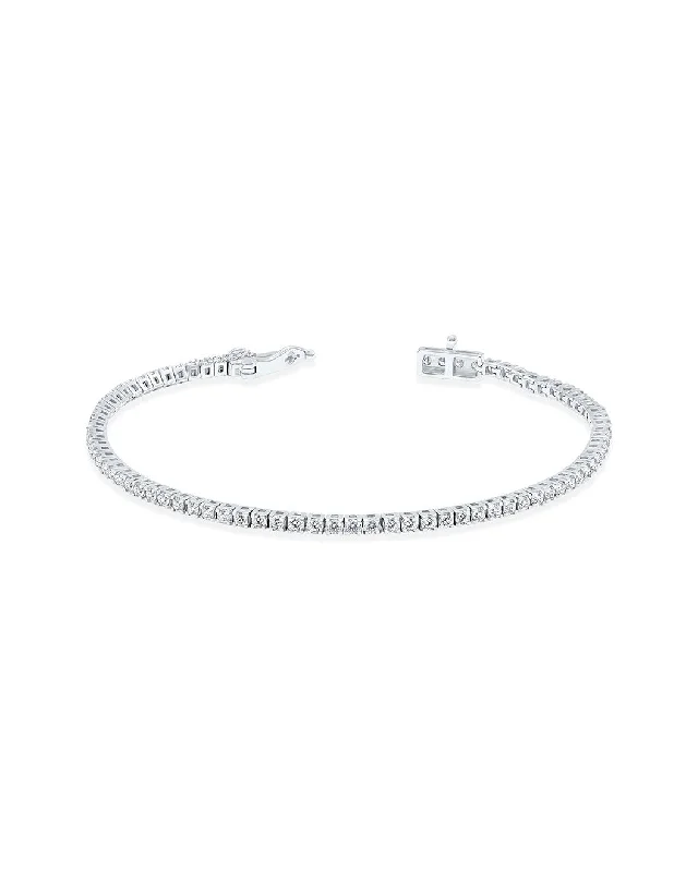 2Ct 4Prong Tennis Bracelet