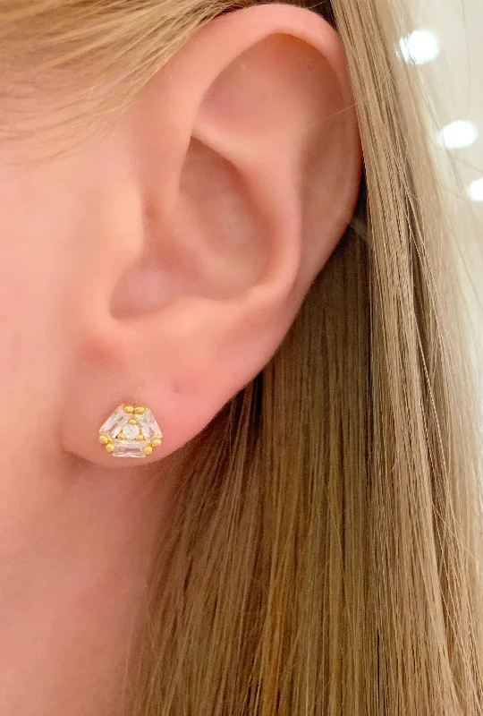 Baguette Diamond Earrings