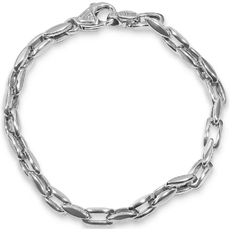 Men's Link 14k Gold (25gram) or Platinum (40gram) 5.5mm Bracelet 8.5"