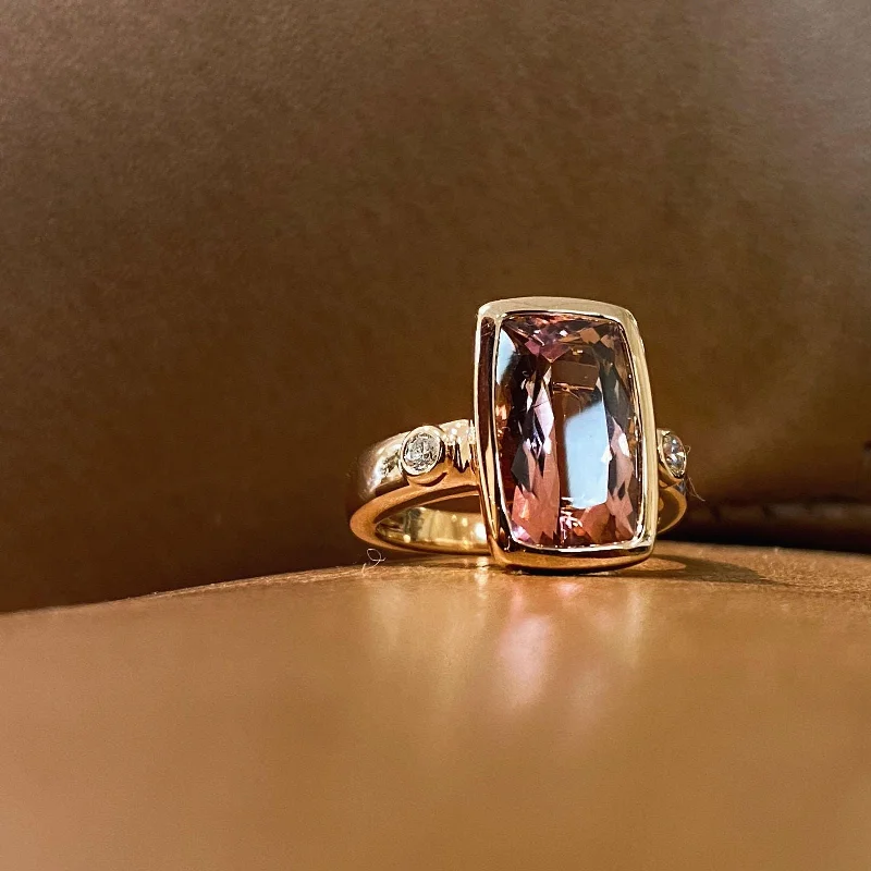 Zoma Color Pink Tourmaline Ring