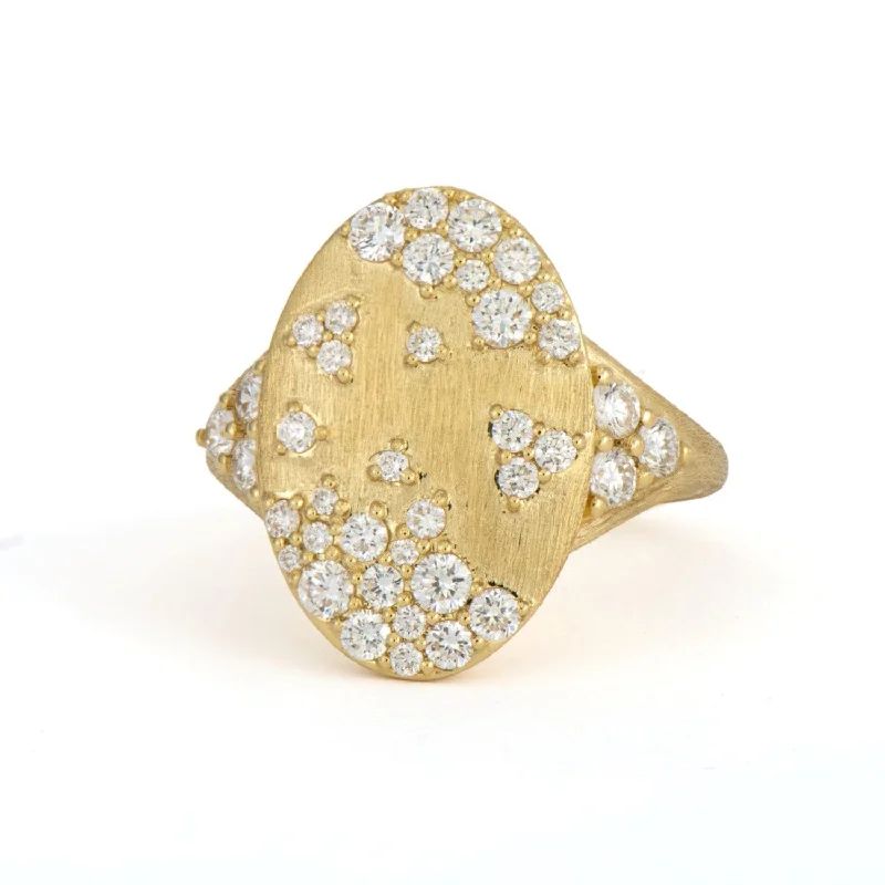 18K Gold Provence Confetti Diamond Ring