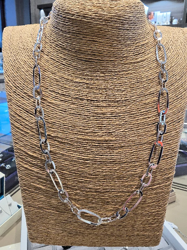 Sterling Silver Link Necklace