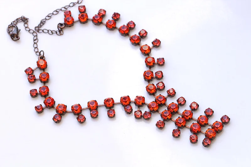 Statement Orange necklace