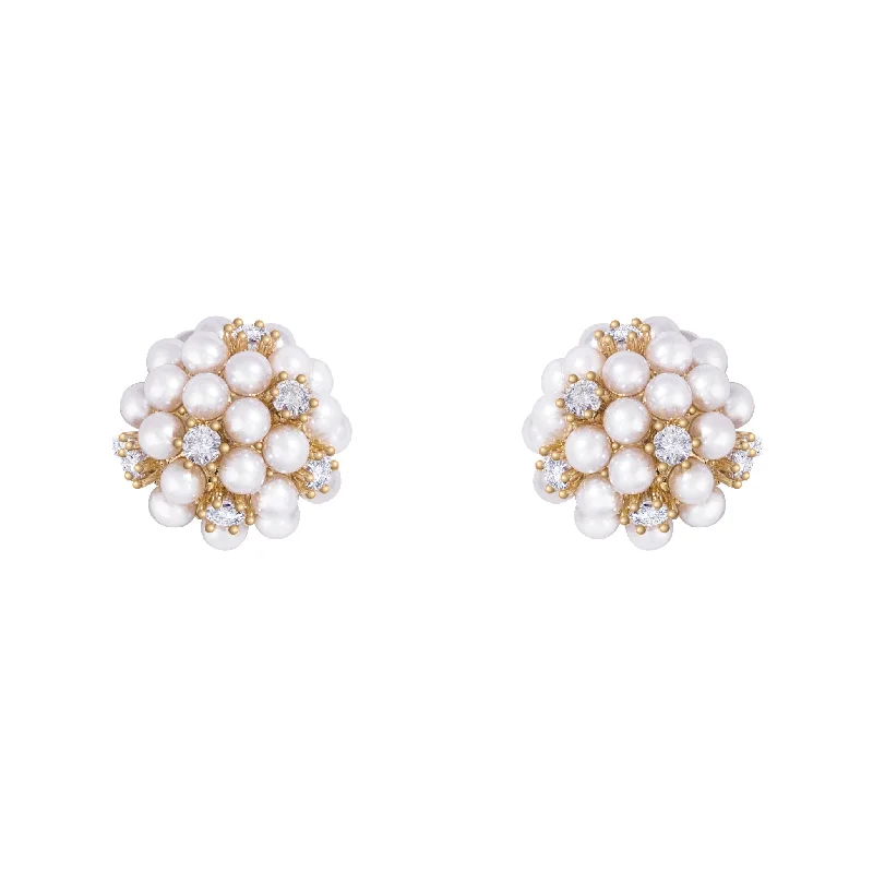 Bouquet Pearl Earrings