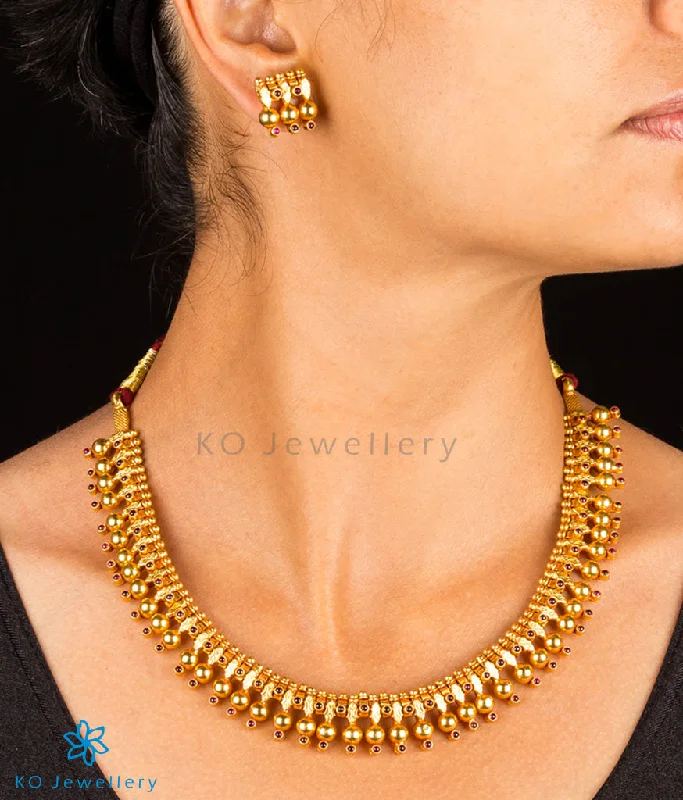 The Kanishtha Silver Gejje Addige Necklace