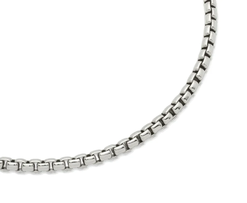 50cm Stainless Steel Rounded Chain Necklace