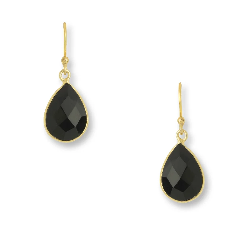 Ava Black Onyx Earrings