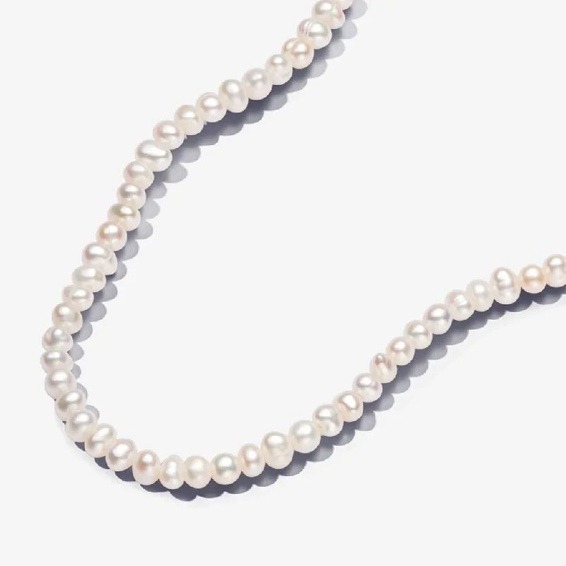 PANDORA : Treated Freshwater Cultured Pearls T-bar Collier Necklace