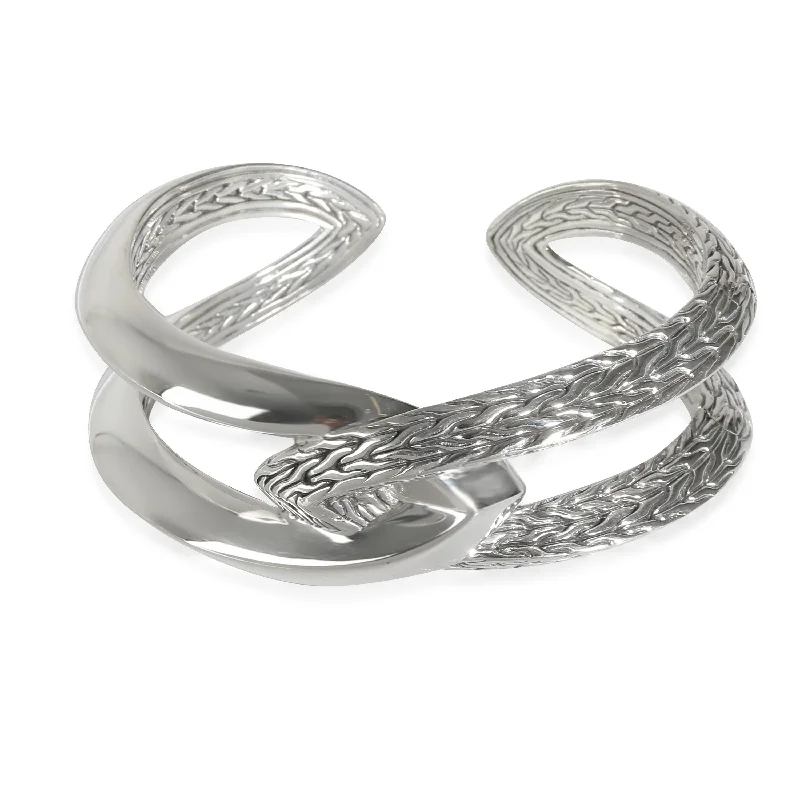 John Hardy Classic Chain Cuff in Sterling Silver