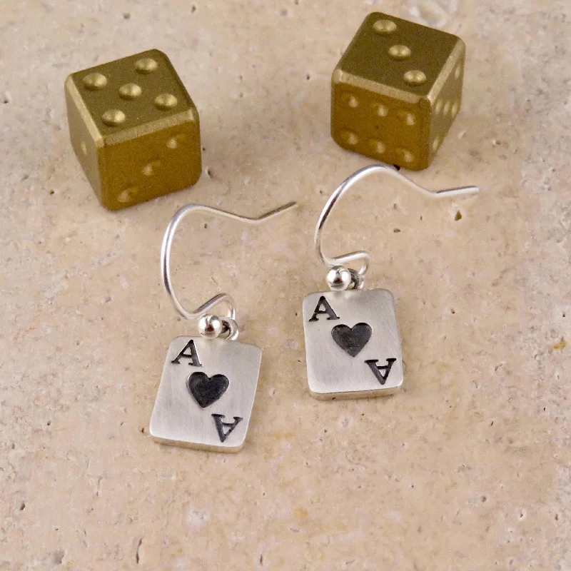 Ace of Hearts Earrings