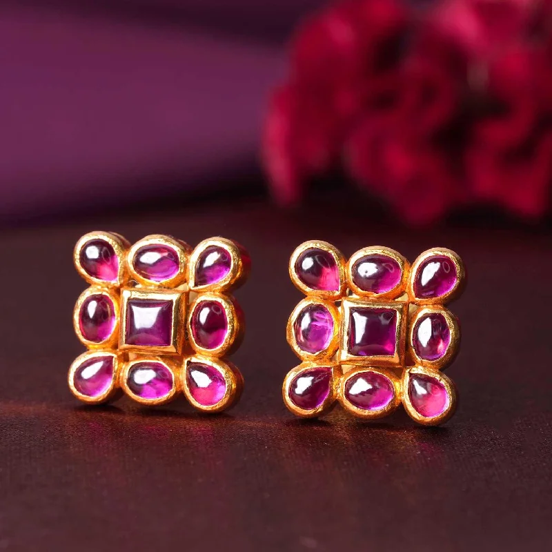 Blossom Square Studs