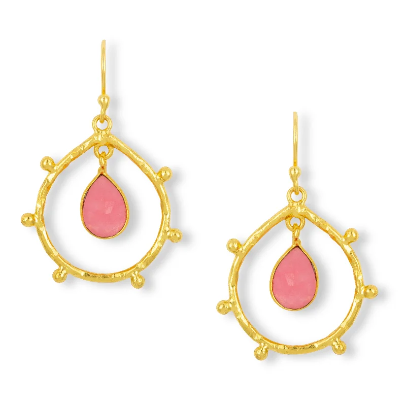 Iga Earrings Pink