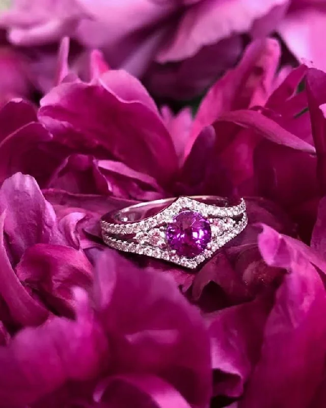 Zoma Color Pink Sapphire Ring