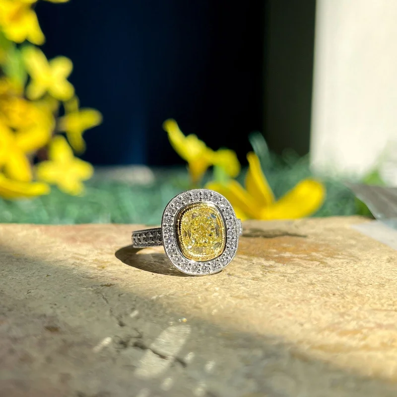 Yellow Diamond Ring