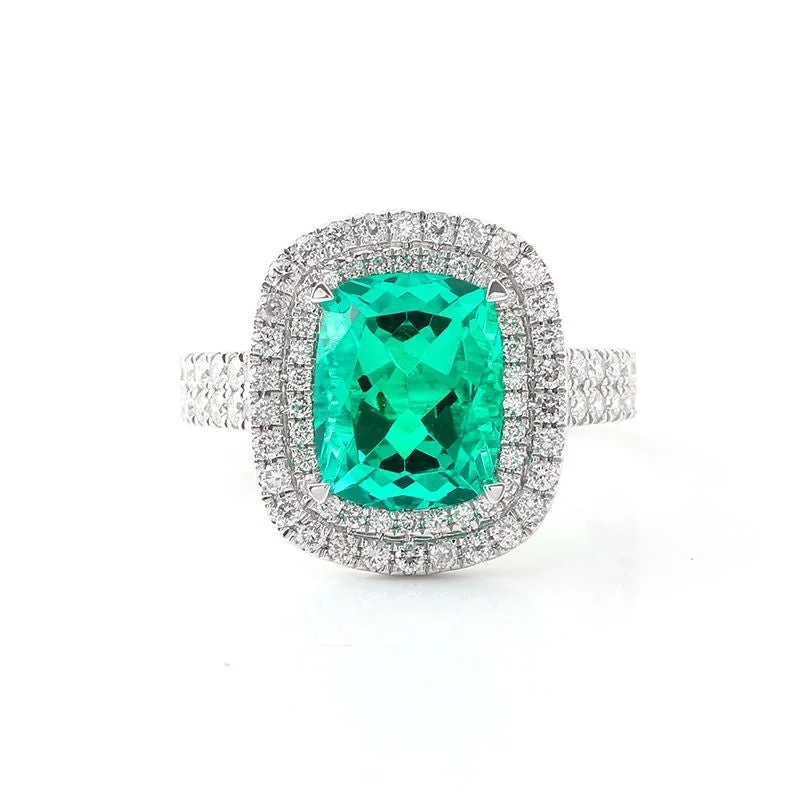 Emerald Engagement Ring