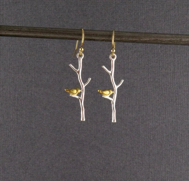 Bird on a Branch Earrings