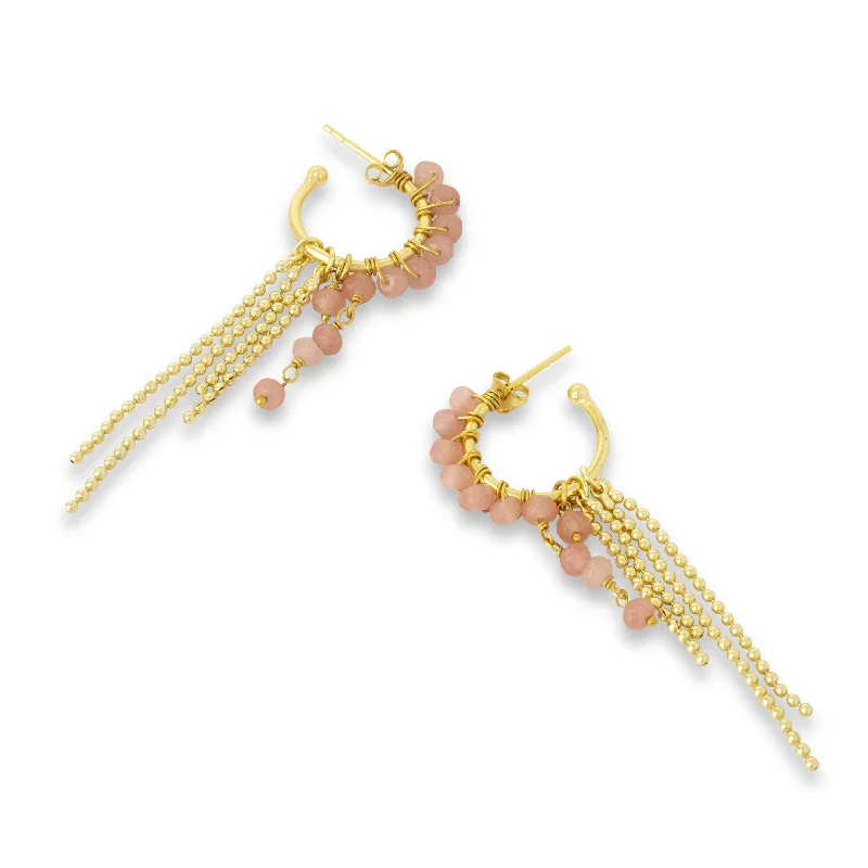 Anette Earrings Pink