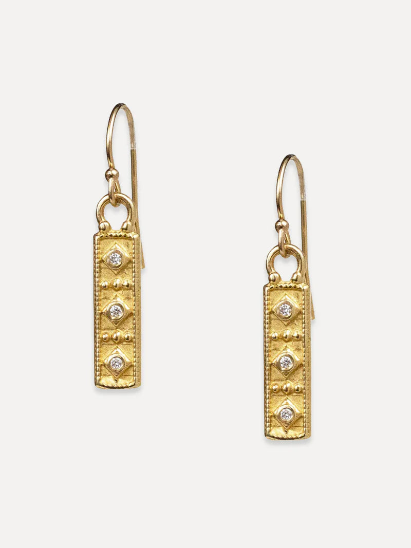 Kiran Gold Earrings  - "Shining Soul"