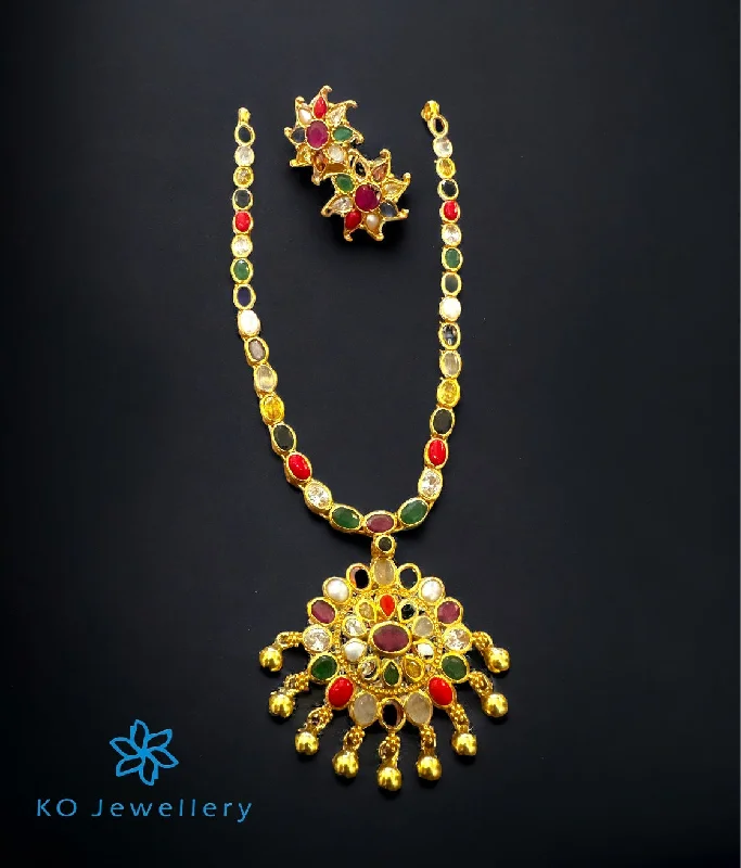 The Ekathva Silver Navarathna Necklace