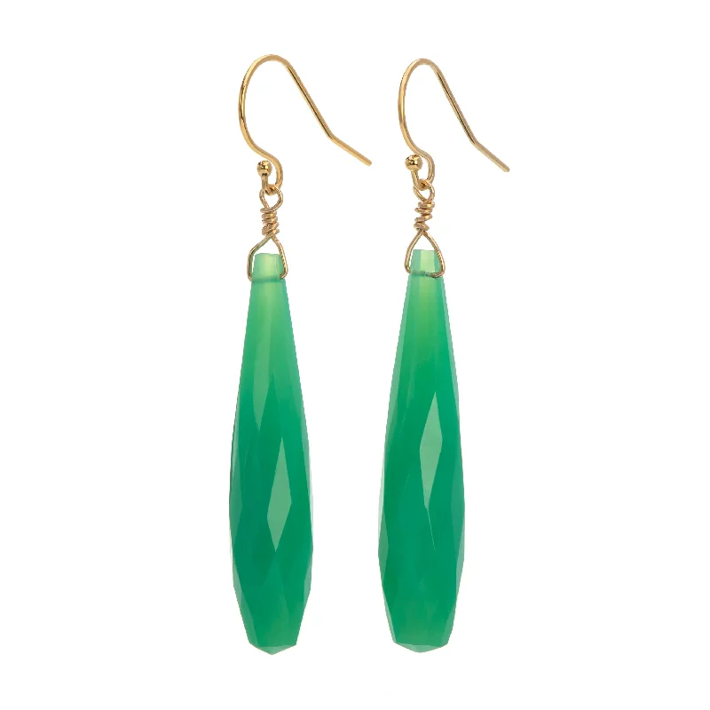 Tapered drop earrings