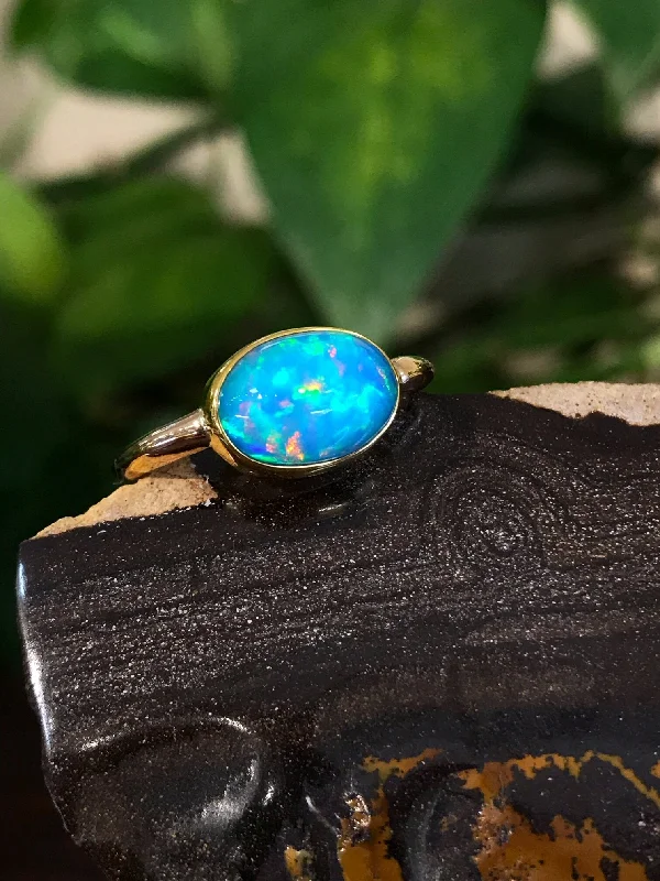 Ethiopian Opal Ring