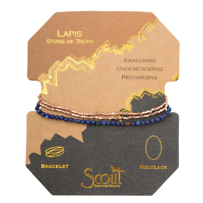 Scout Curated Wears : Delicate Stone Lapis - Stone of Truth