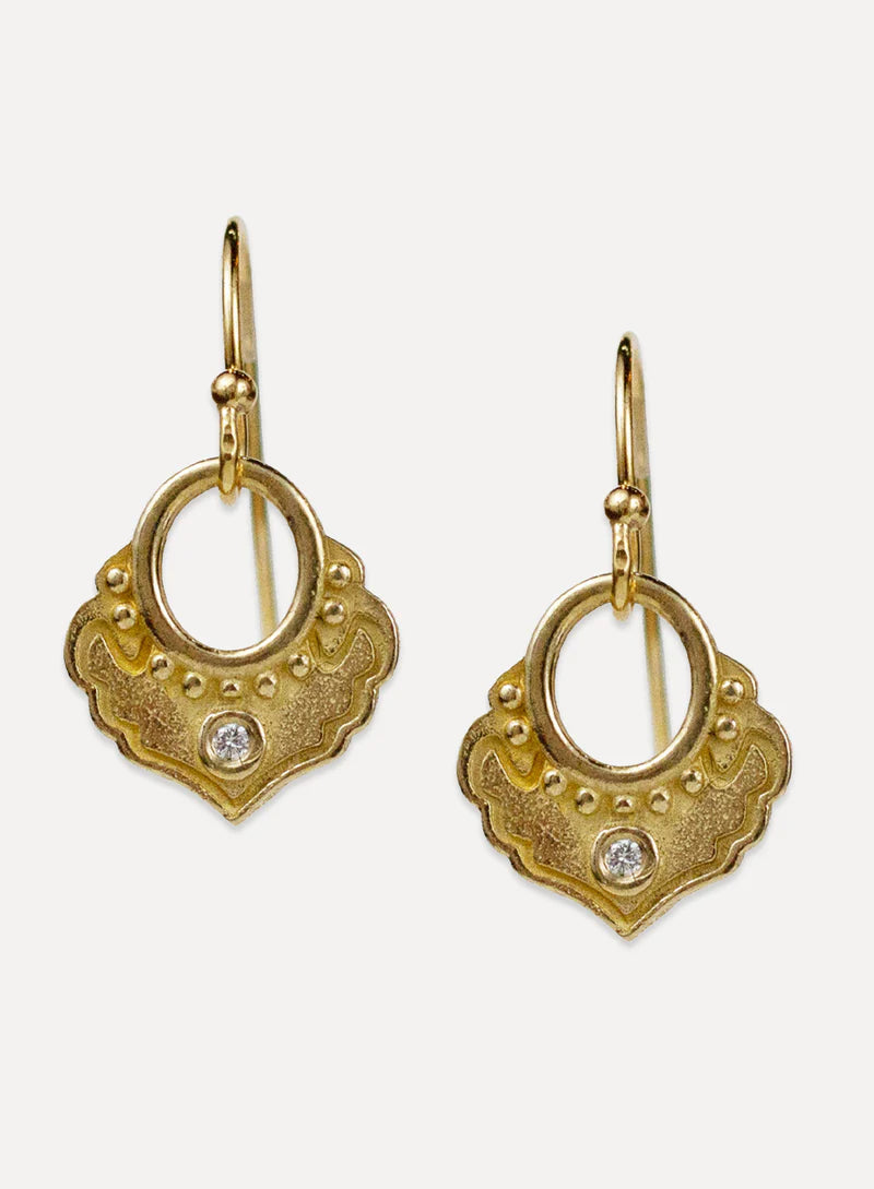 Karma Gold Earrings  - "Thoughtful Action"