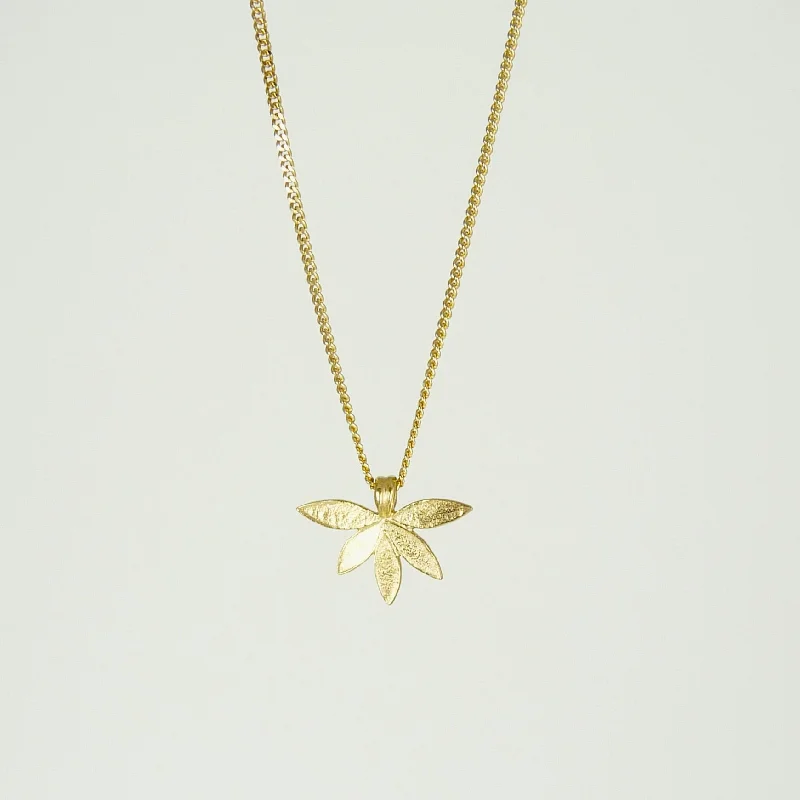 Small Lotus Flower Necklace