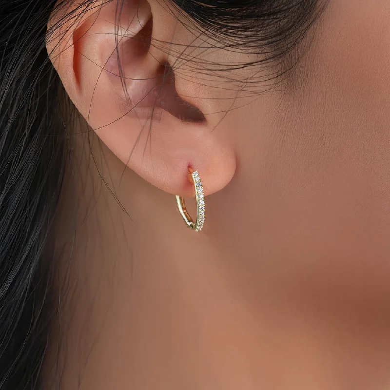 Shimmer Hoop Earring