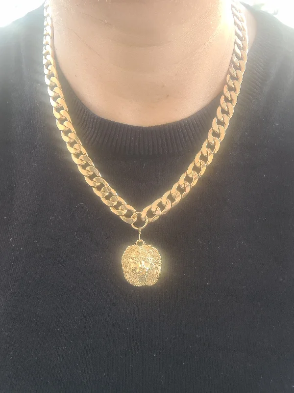 Lion Coin Necklace