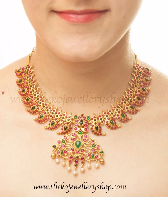 The Kadamba Silver Mango Necklace