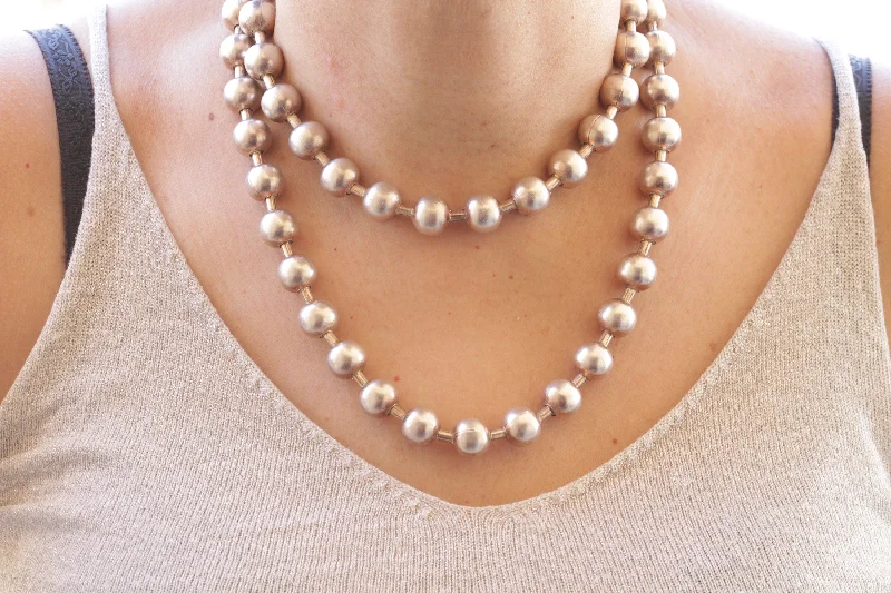 CHUNKY SILVER NECKLACE