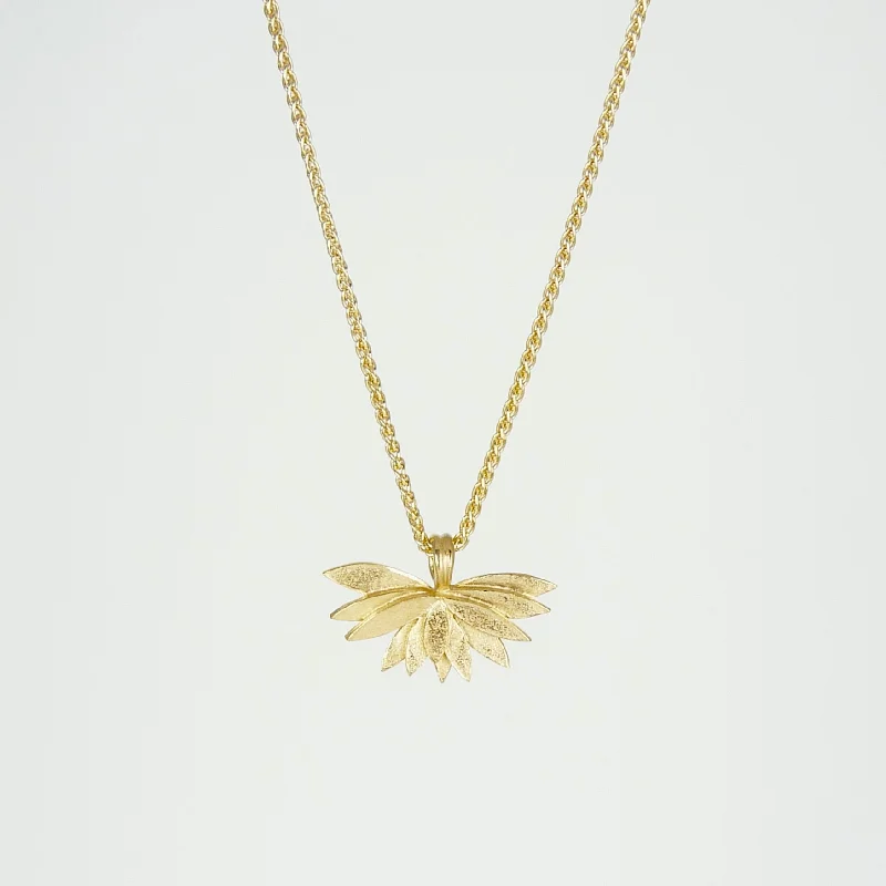 Double Lotus Necklace