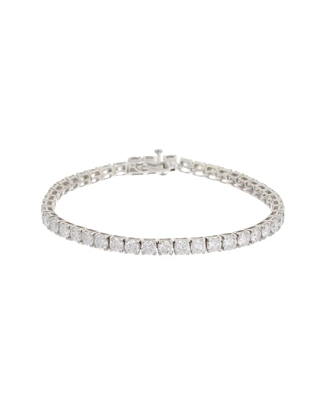 14K 8.00 Ct. Lab Grown Diamond Tennis Bracelet