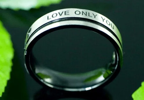 Love Only You Created Diamond Magnetic Mens Ring