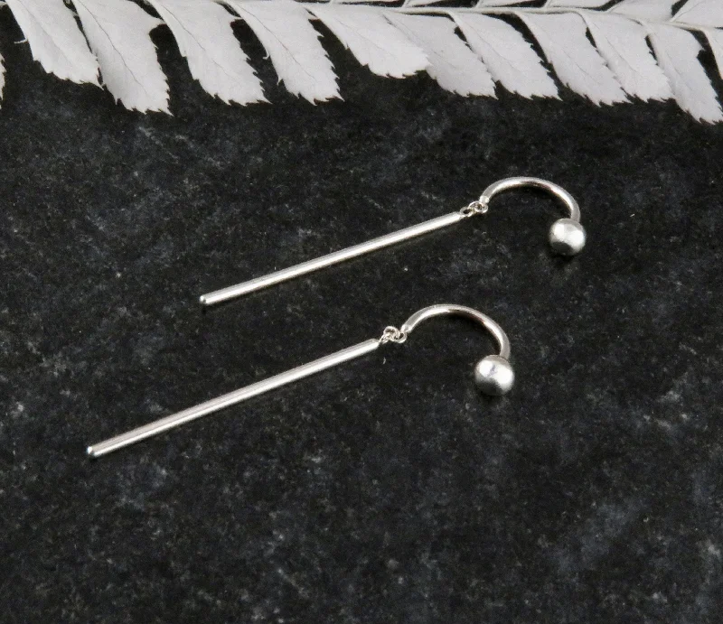 Sterling Silver 'Chime' Stud Earrings