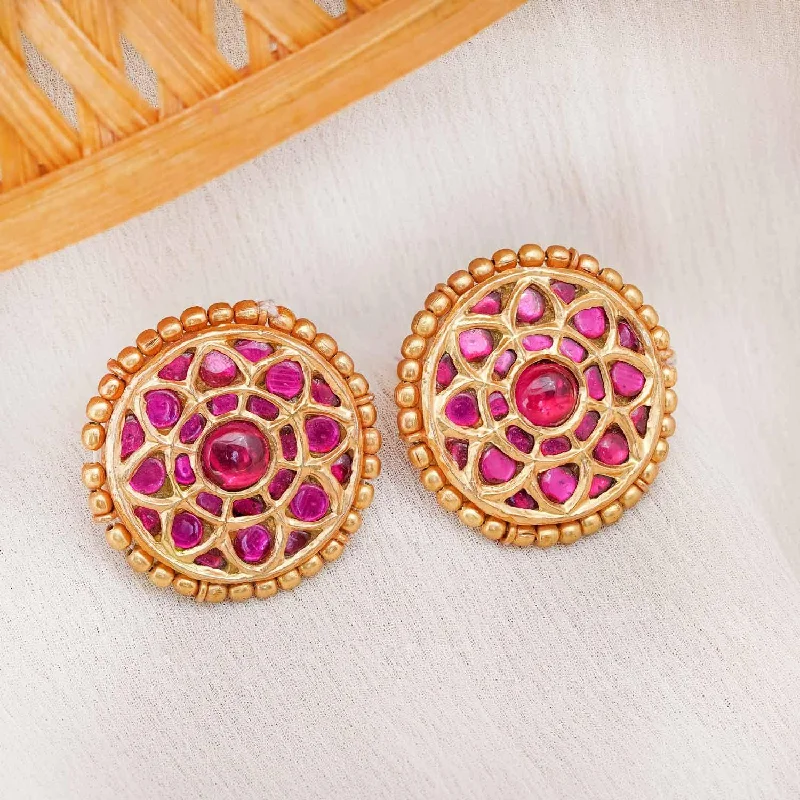 Pink Chakra Stud