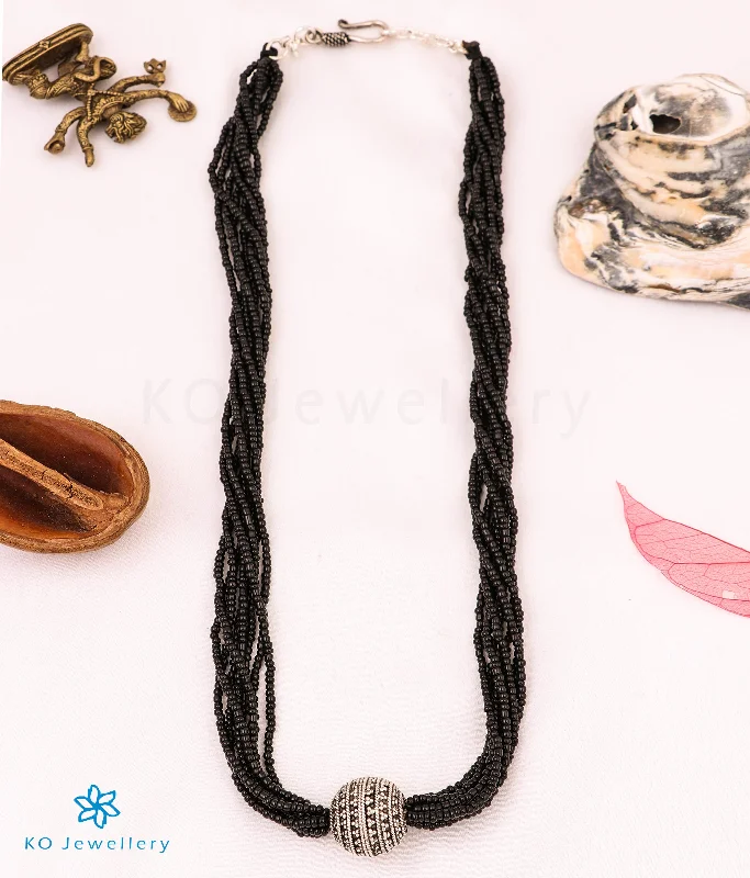 The Rujuta Silver Beads Necklace