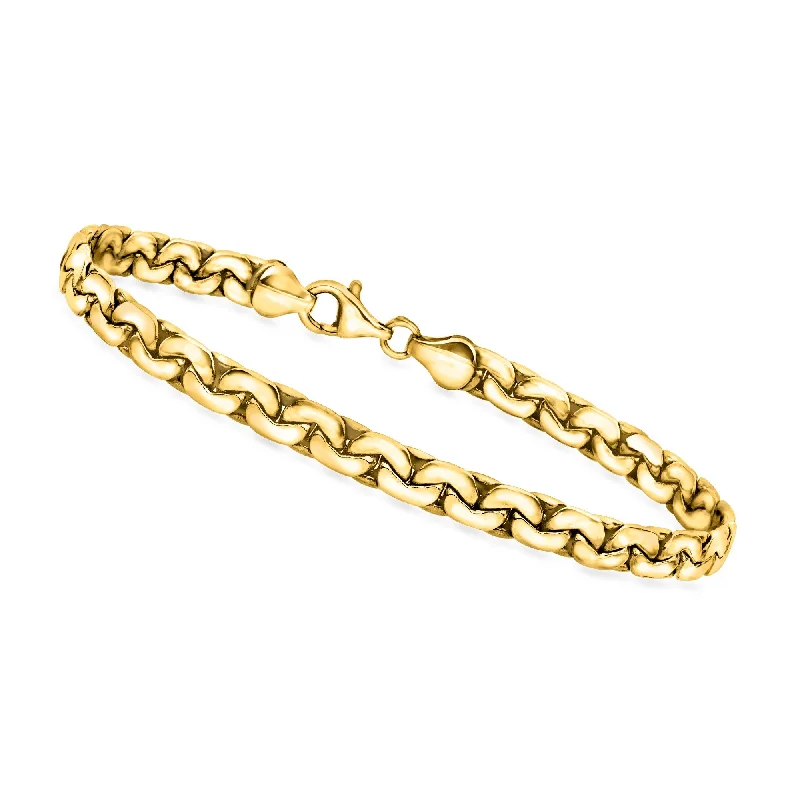 Canaria 10kt Yellow Gold Link Bracelet