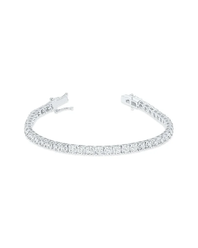 10Ct 4Prong Tennis Bracelet