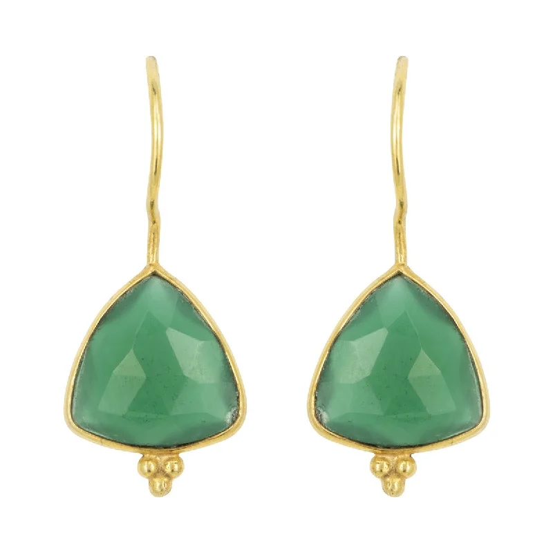 Lola Green Onyx Earrings