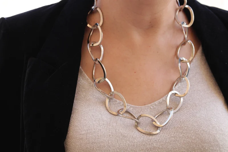 SILVER Chunky Necklace